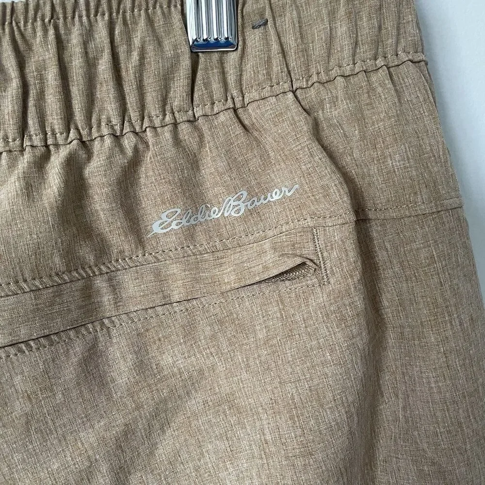 Eddie Bauer Performance Shorts Lightweight Gorpcore Tan Brown Men's Size XL